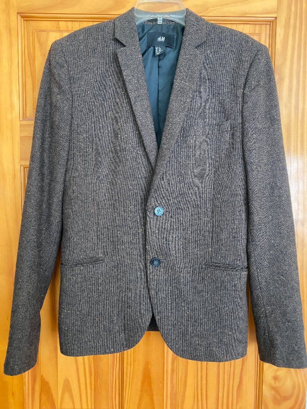 Men's H&M Brown Tweed Blazer